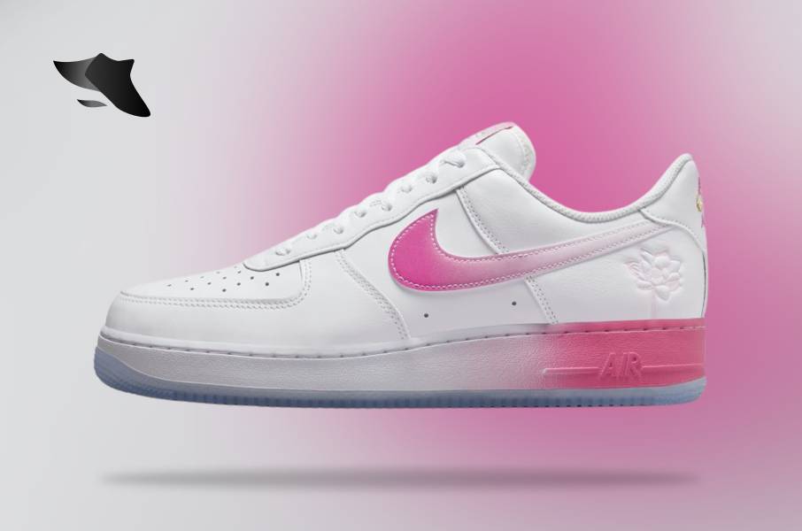 Nike Air Force 1 Low Gold Mountain White/Lotus Pink | SwiftSole