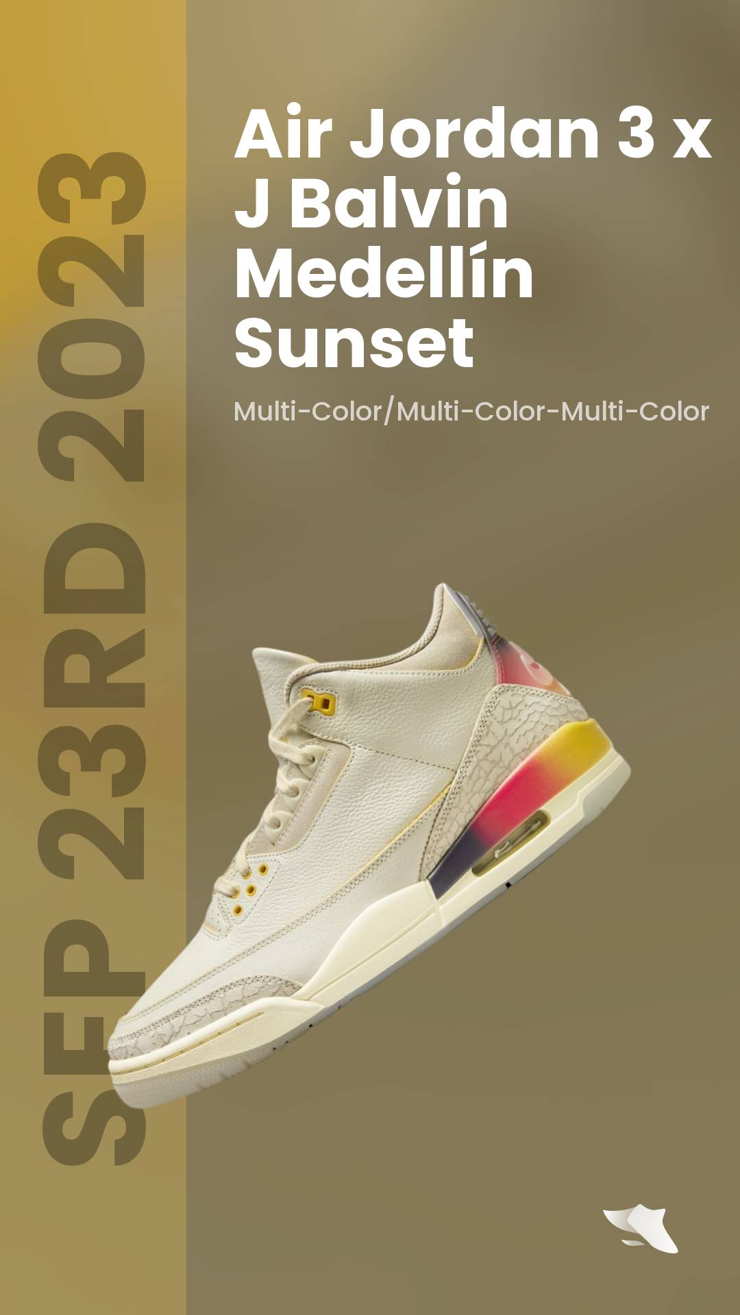 Where to Buy the J Balvin x Air Jordan 3 'Medellín Sunset' - Sneaker Freaker