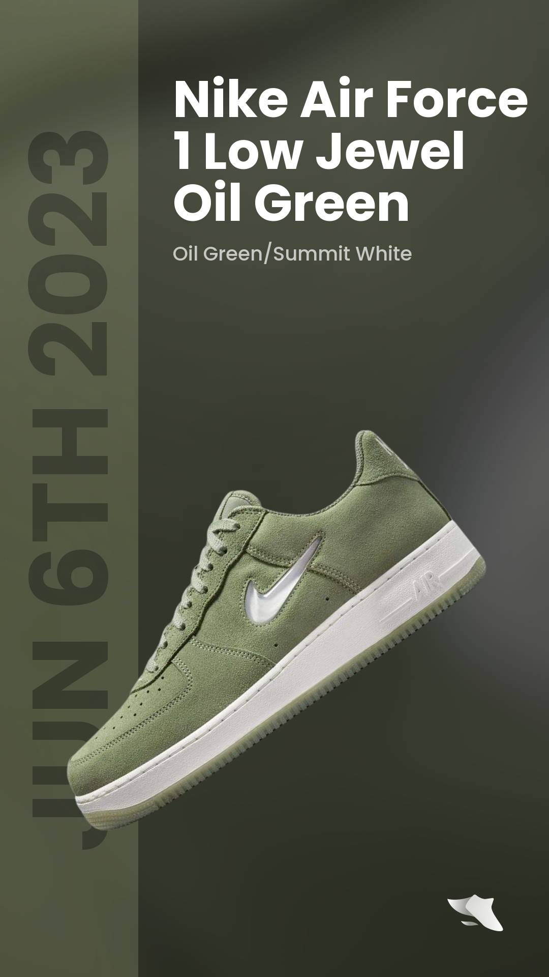 🔥AIR FORCE 1 LOW JEWEL (( OIL GREEN )) . . Available now. . This