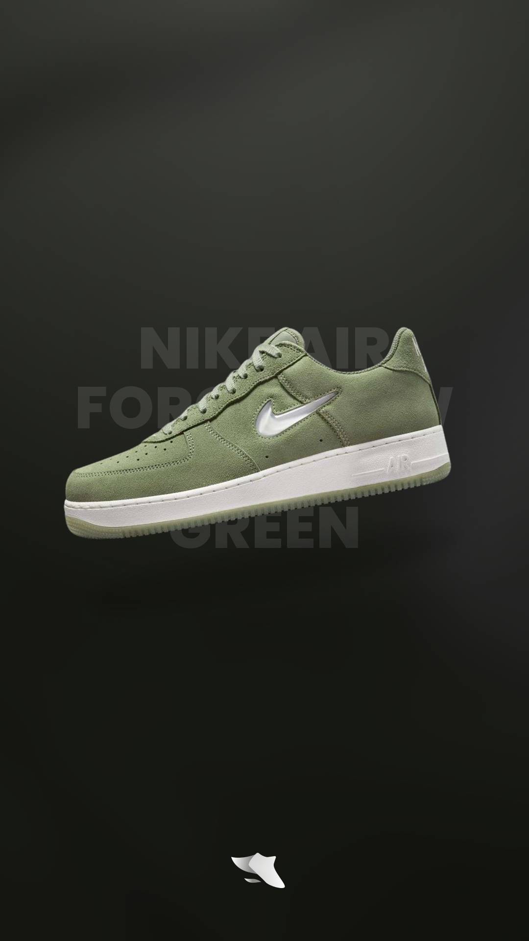 🔥AIR FORCE 1 LOW JEWEL (( OIL GREEN )) . . Available now. . This