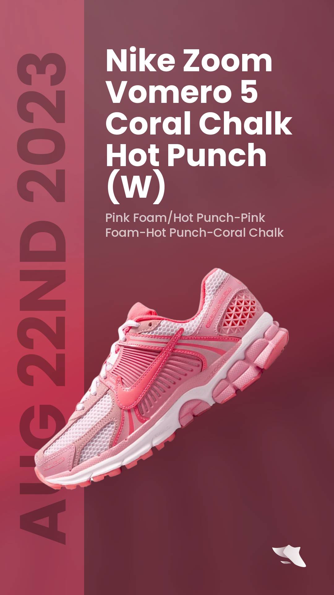 Nike Zoom Vomero 5 Coral Chalk Hot Punch (W) | SwiftSole