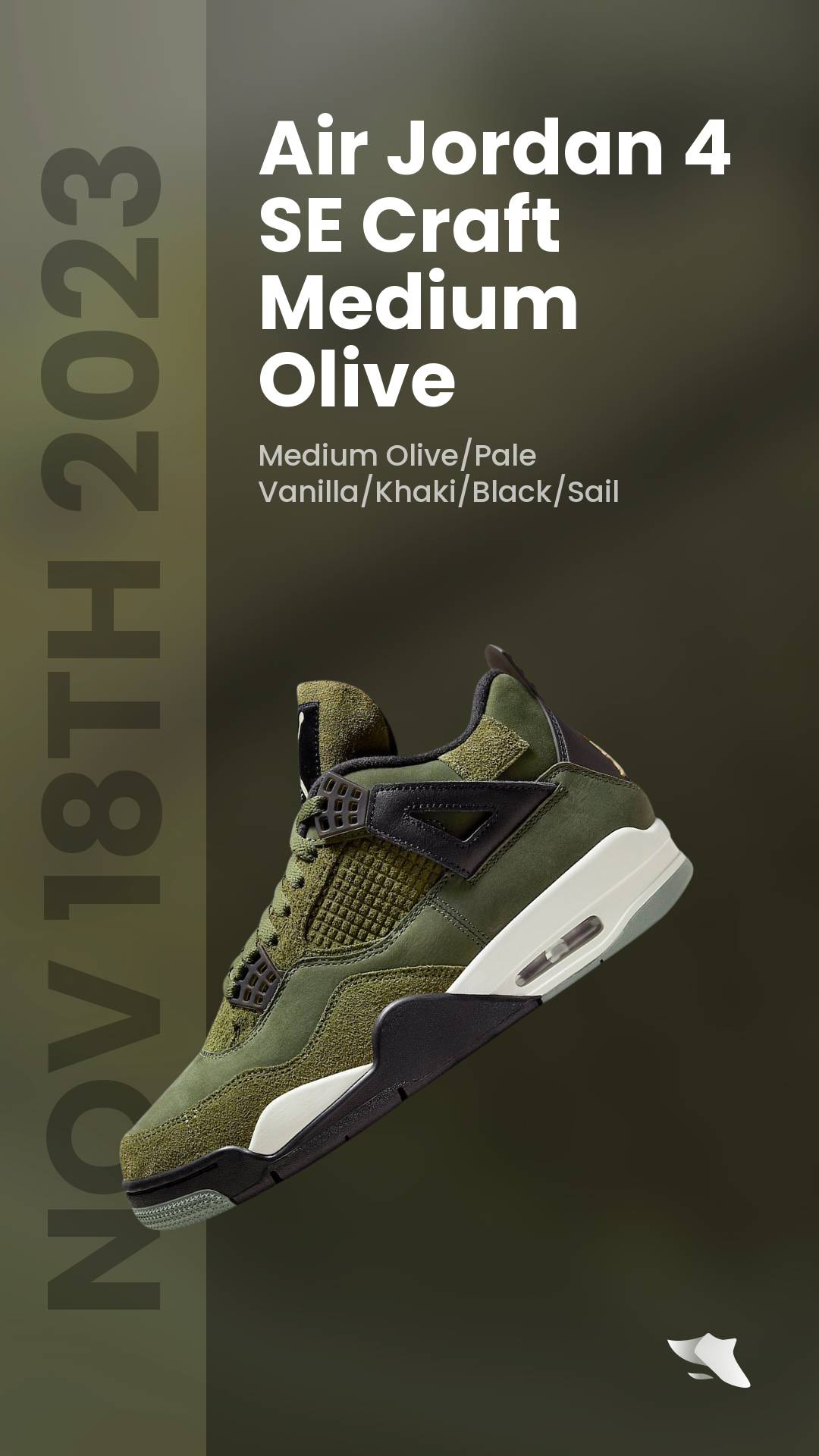 Where To Buy: Air Jordan 4 Olive - Nov 18th