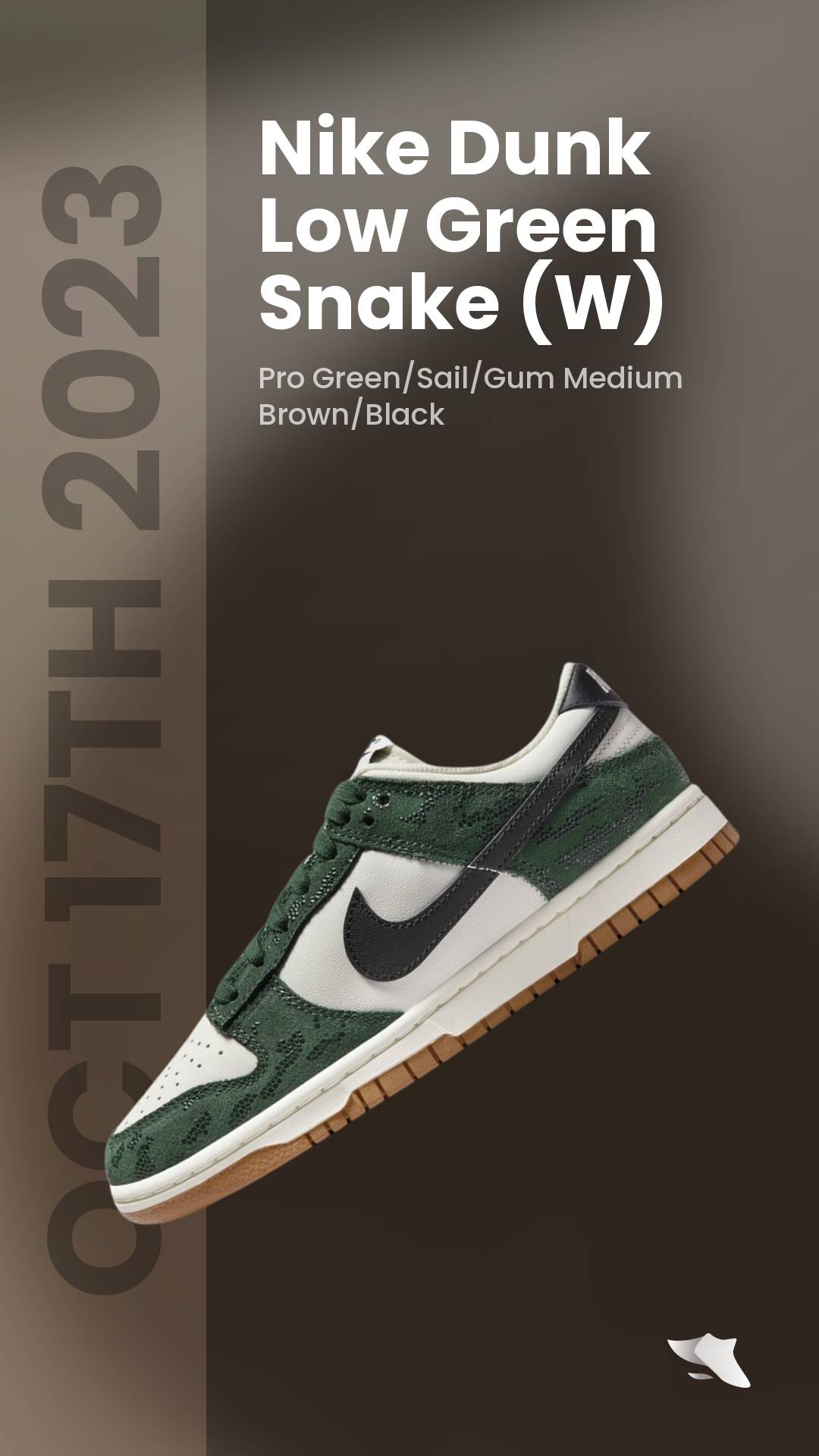 Nike Dunk Low Green Snake FV0389-100