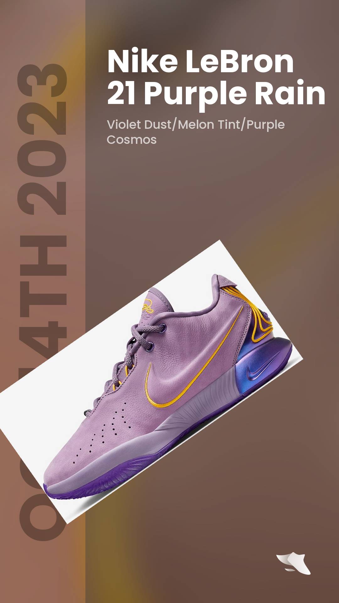 Nike LeBron 21 Purple Rain FV2345-500 Release Date