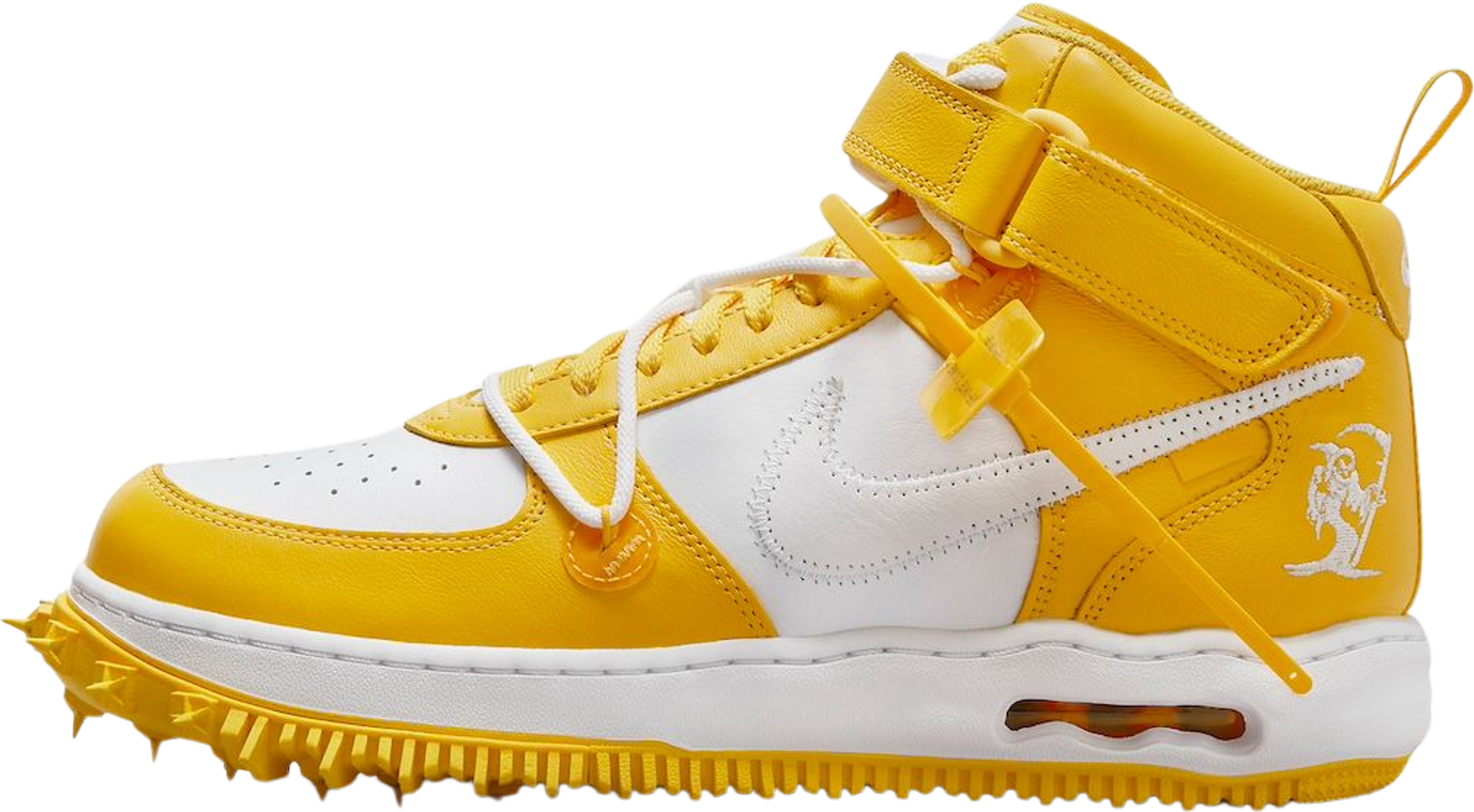 Nike Air Force 1 Mid Off White Varsity Maize Release Information