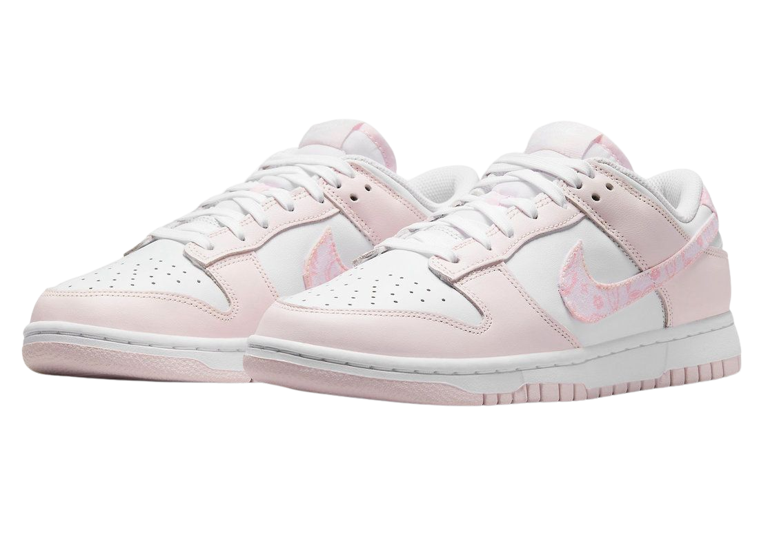 nike dunk low pink paisley