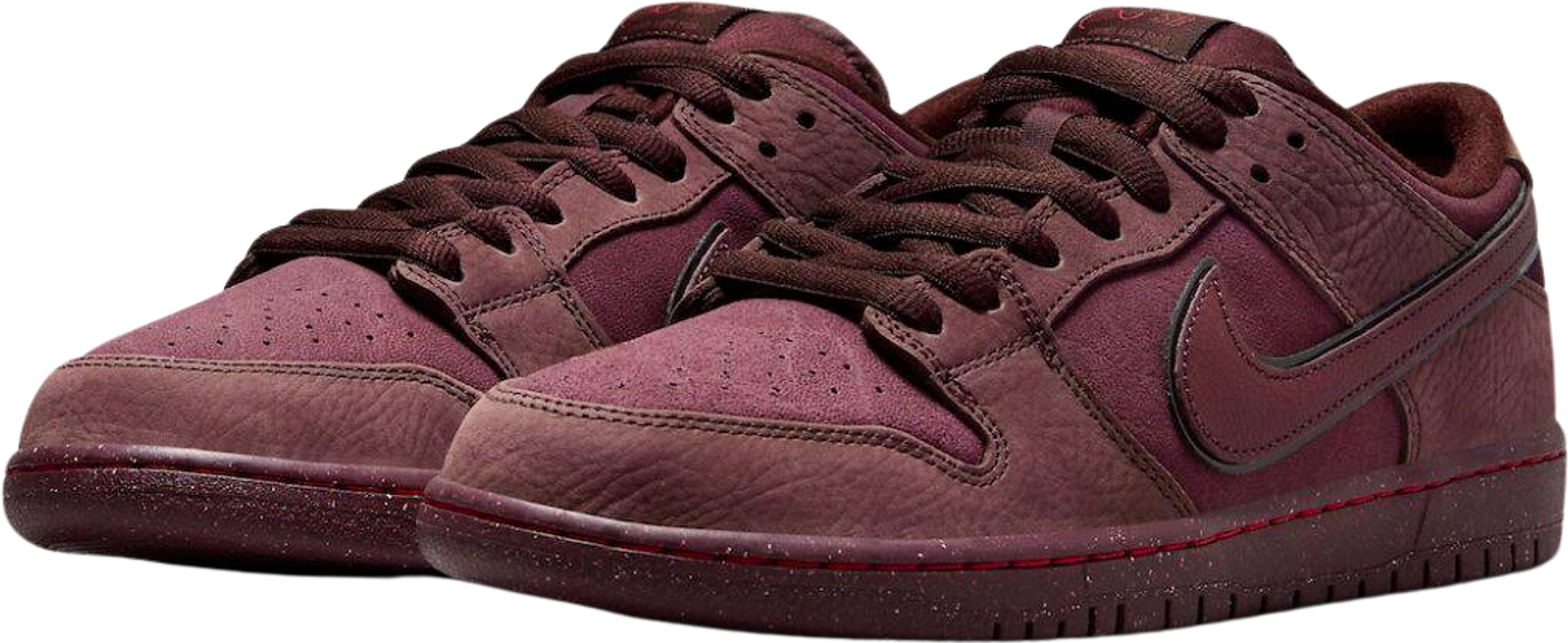 NIKE SB DUNK LOW CITY OF LOVE Burgundy - スケートボード