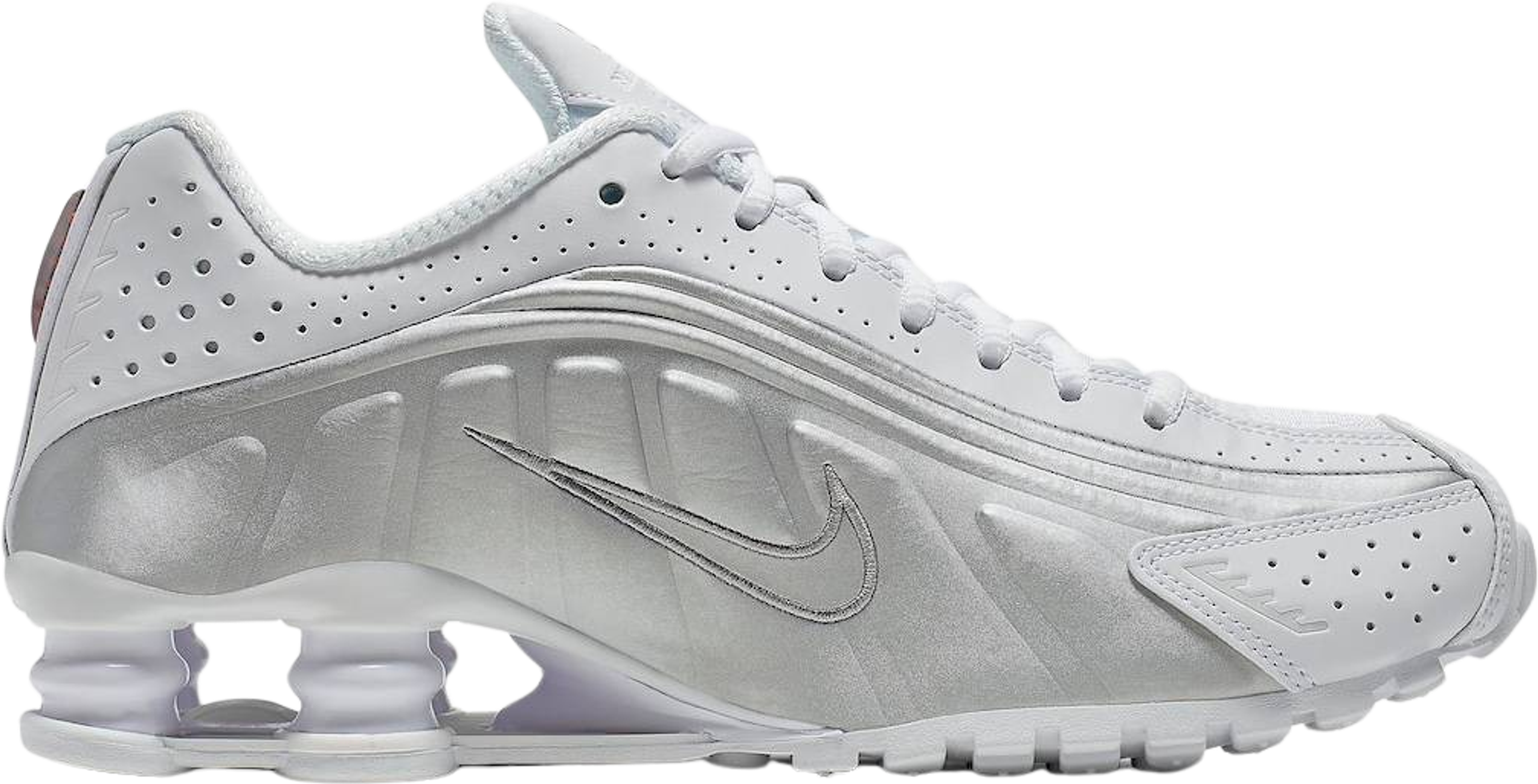 Nike Shox R4 White Metallic (W)