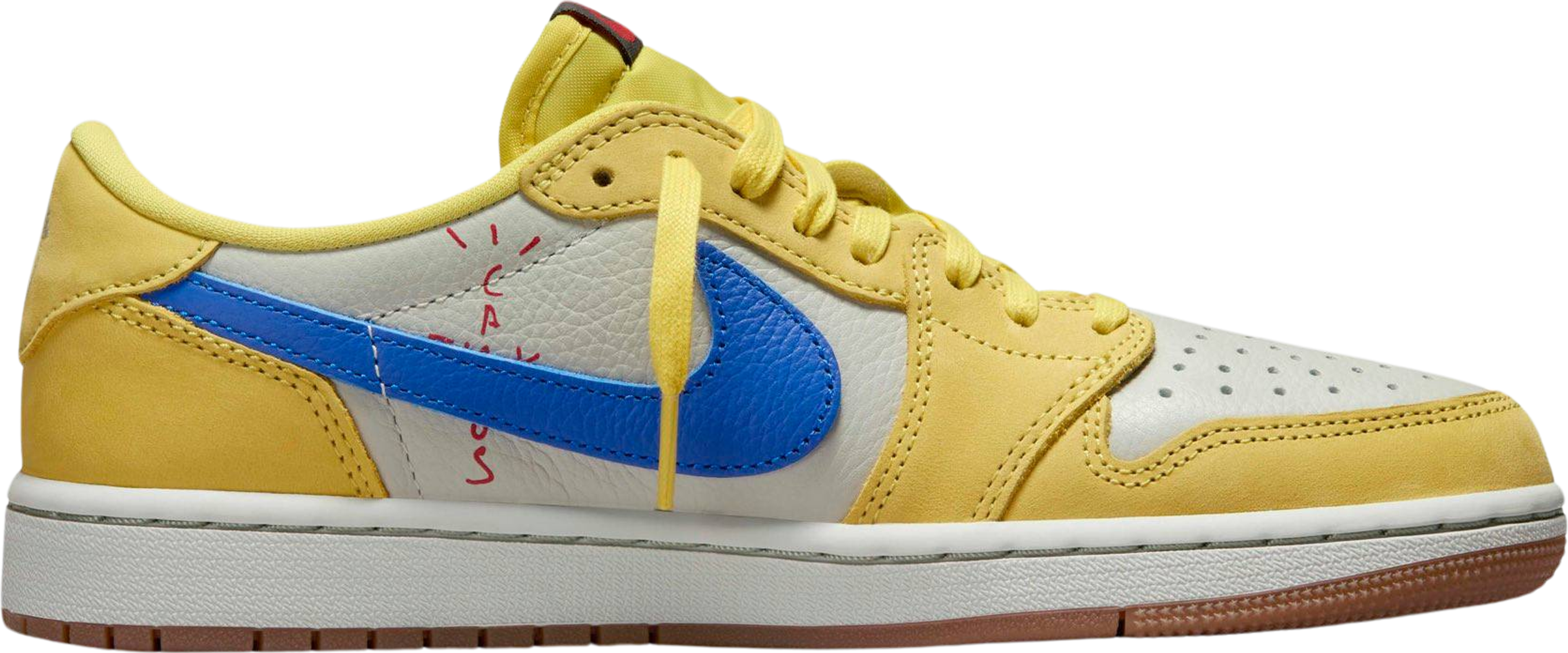 Travis Scott x Air Jordan 1 Low Canary Yellow (W)