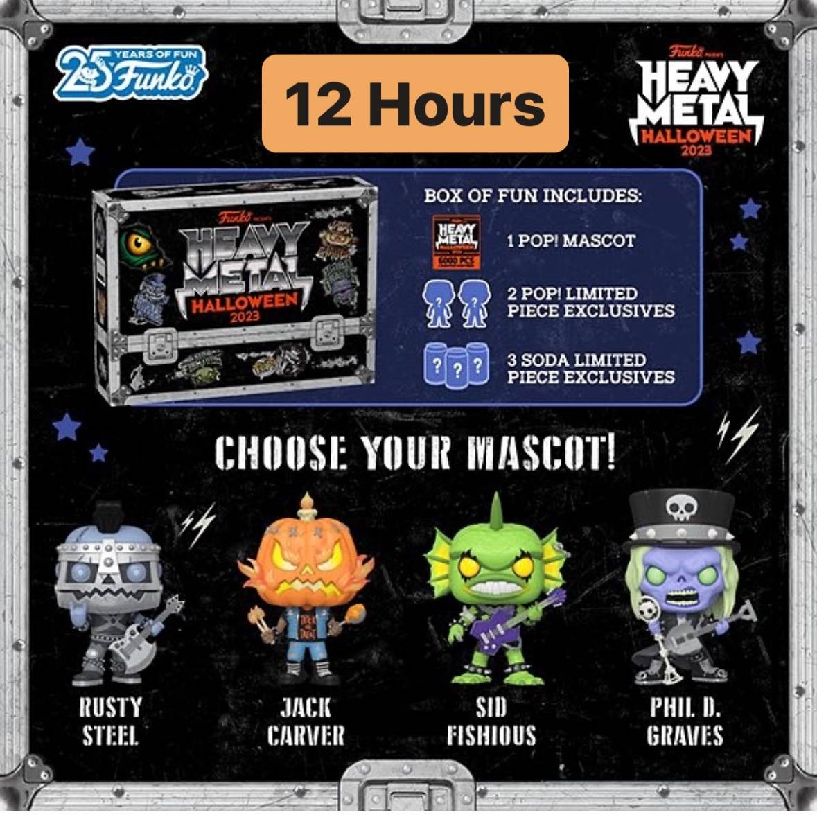 Funko Pop! NYCC 2023 Heavy Metal Halloween Box of Fun | Release