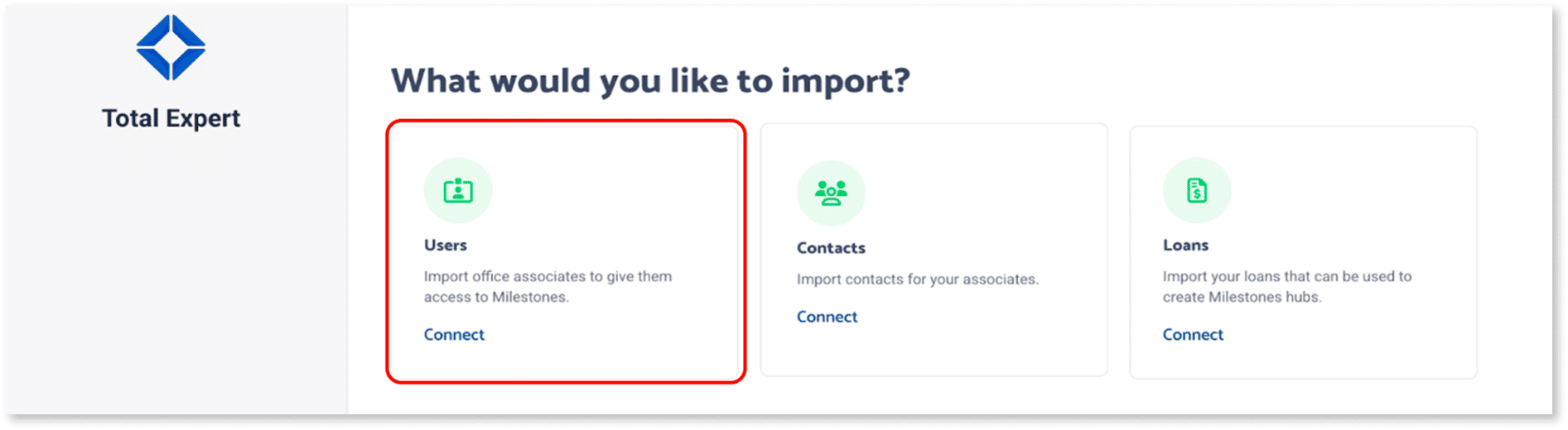 Import users