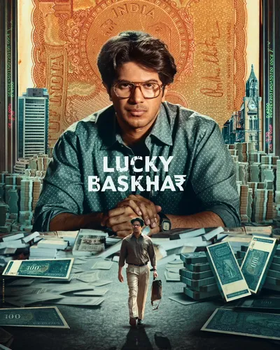 LUCKY BHASKAR (2024) poster