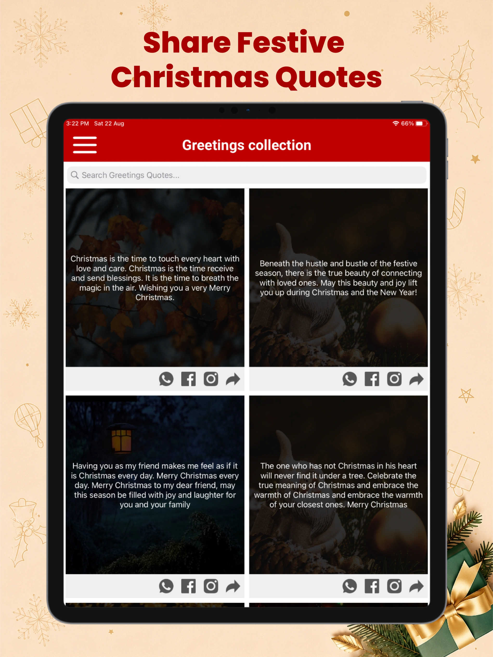 Christmas Budget Planner iPad screenshot 6