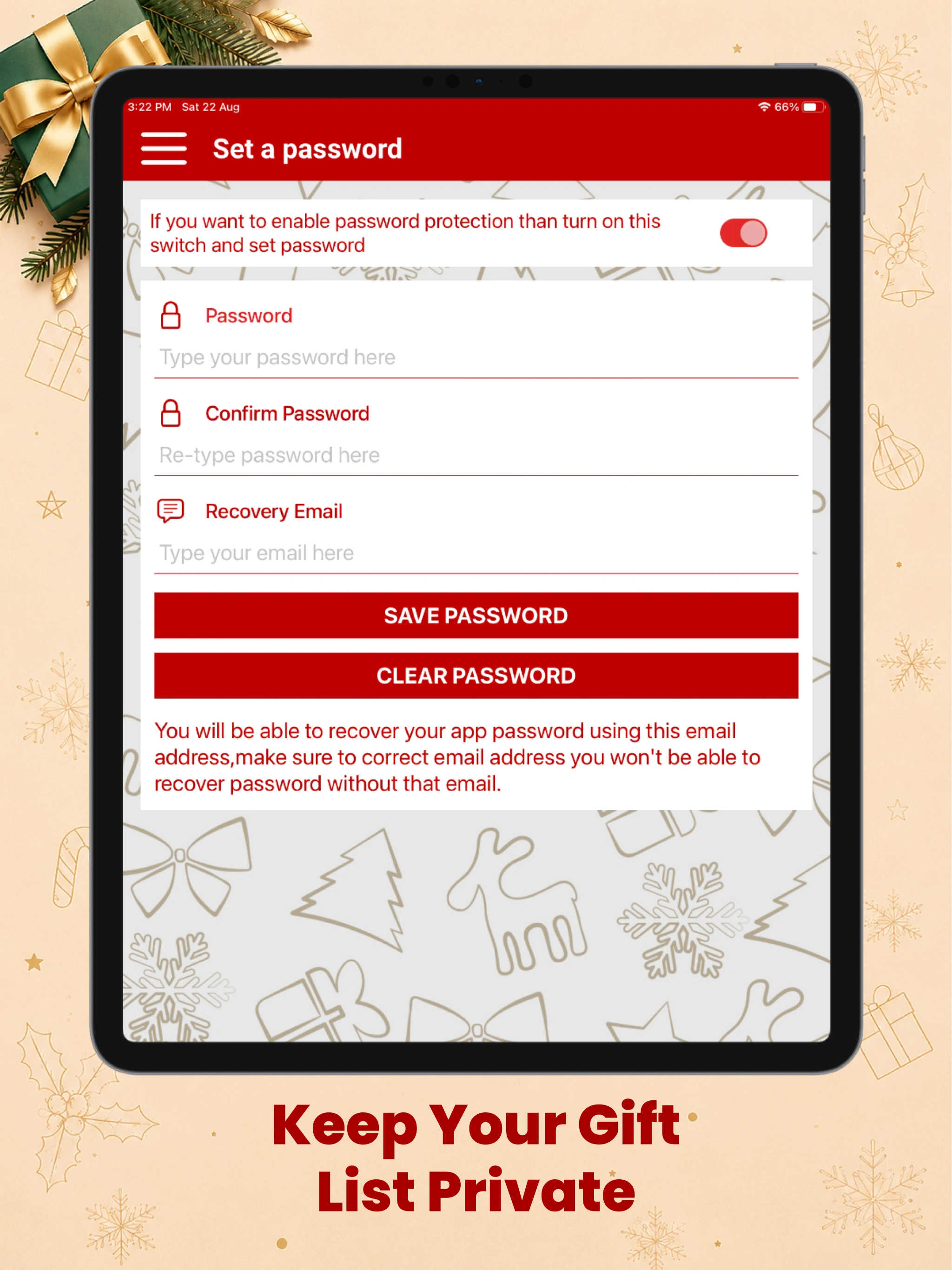Christmas Budget Planner iPad screenshot 7