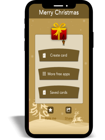 Christmas Card Maker main screen
