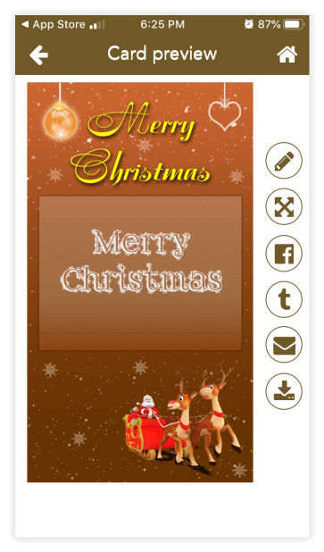 Christmas Card Maker screenshot 5
