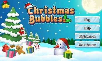 Christmas Bubbles Game