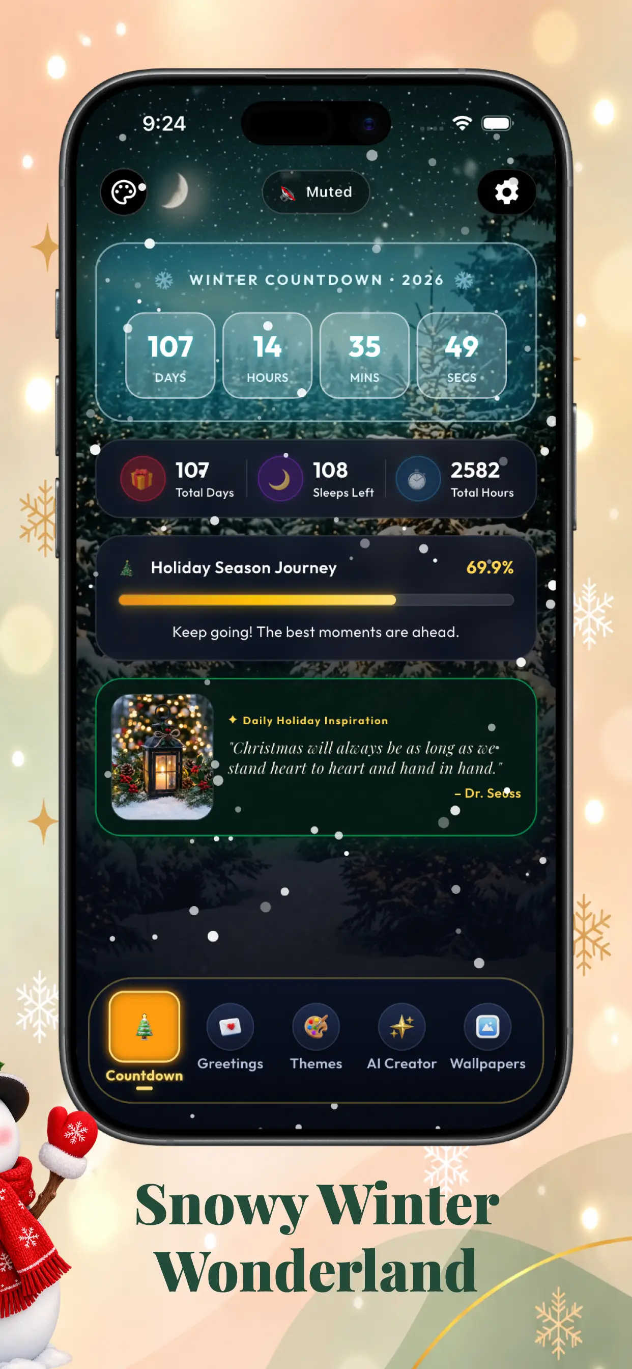 Christmas Countdown Timer iPhone screenshot 6