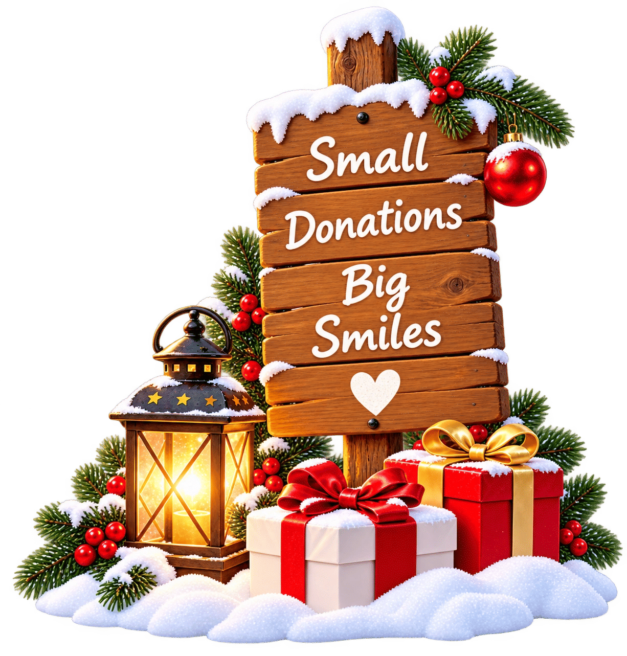 Small donations big smiles