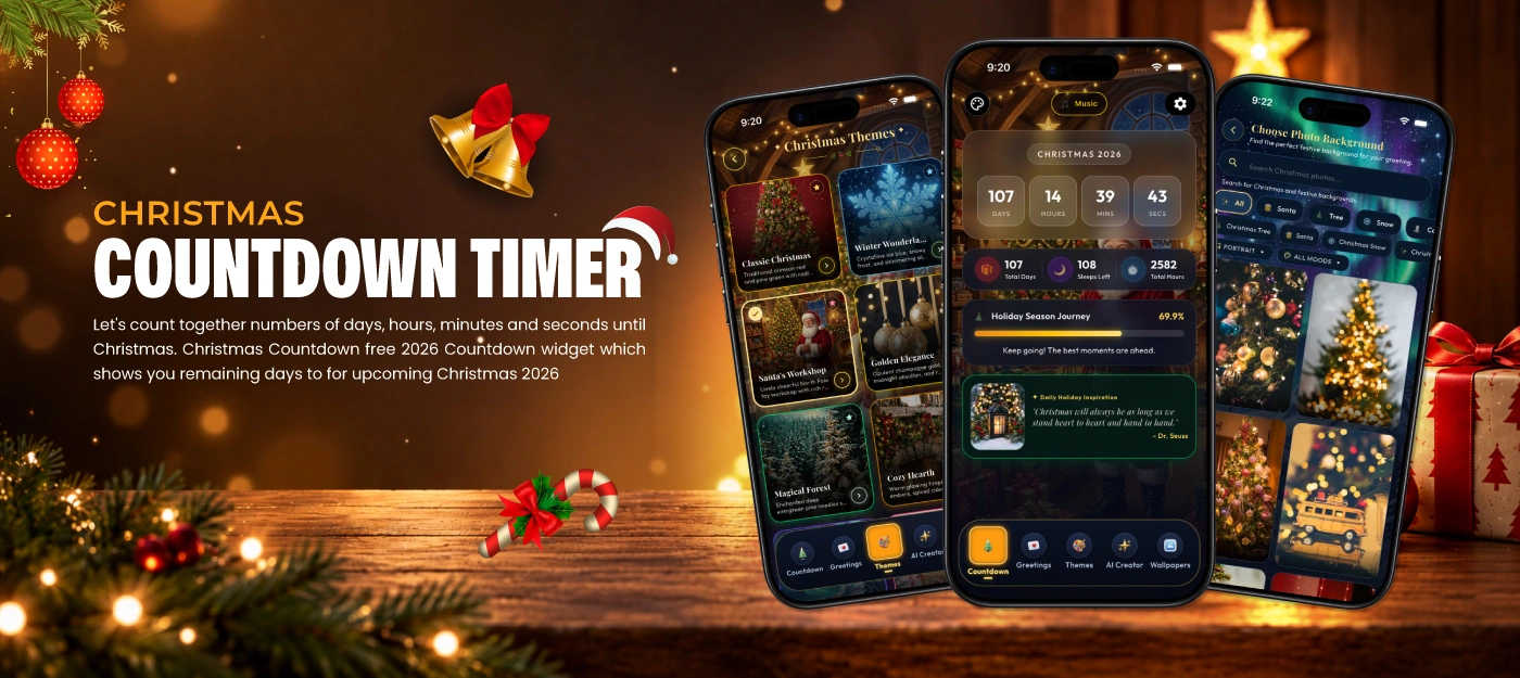 Christmas Countdown 2026 app banner