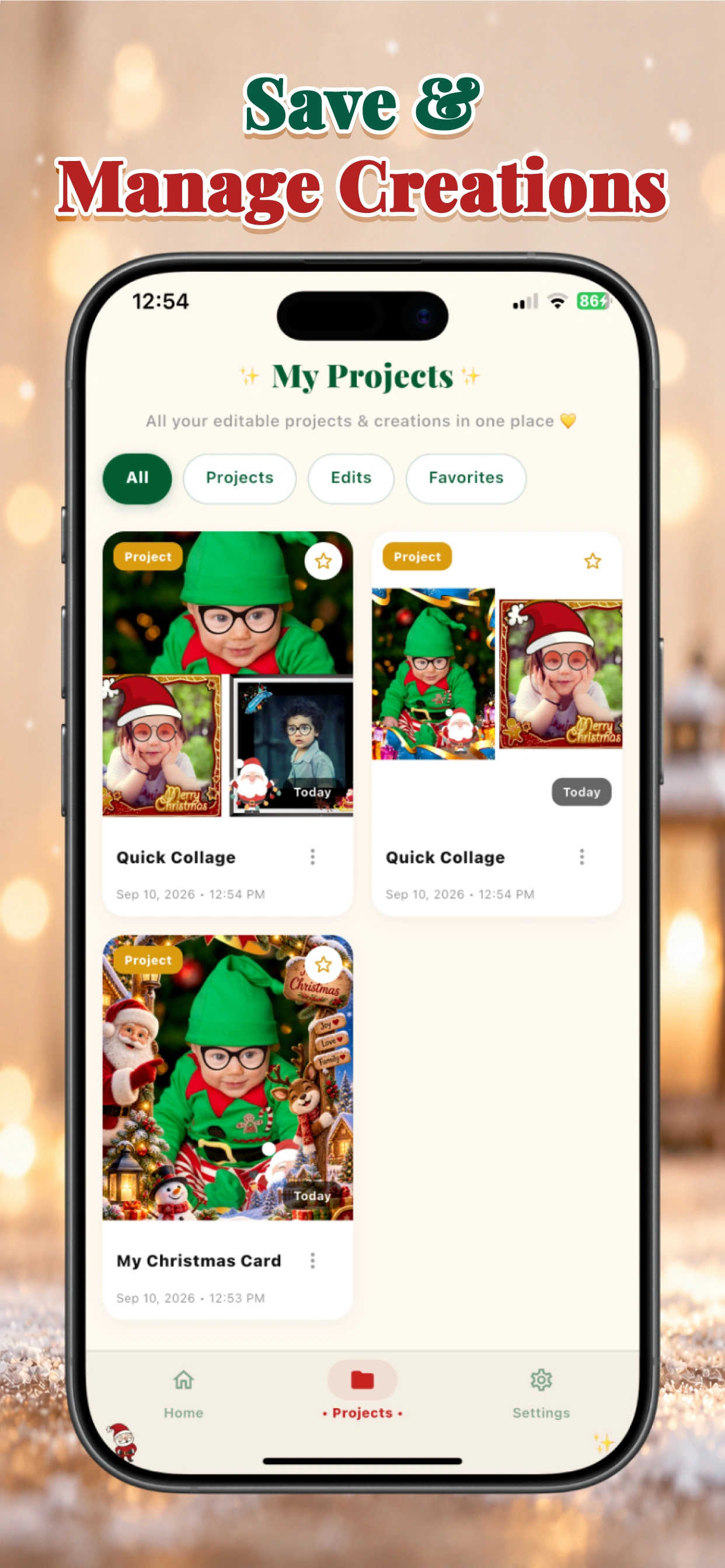 Christmas Photo Maker iPhone screenshot 9