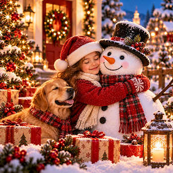 Christmas Wishes & Warm Hugs
