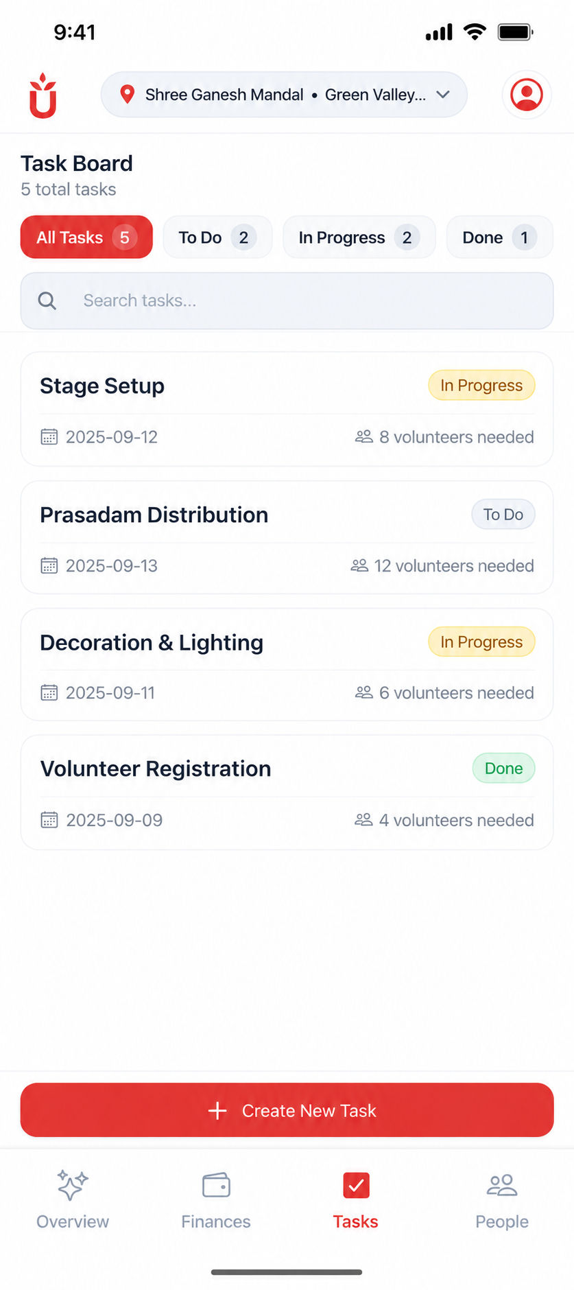 Utsav – Festival & Community Event Management App artifact 5