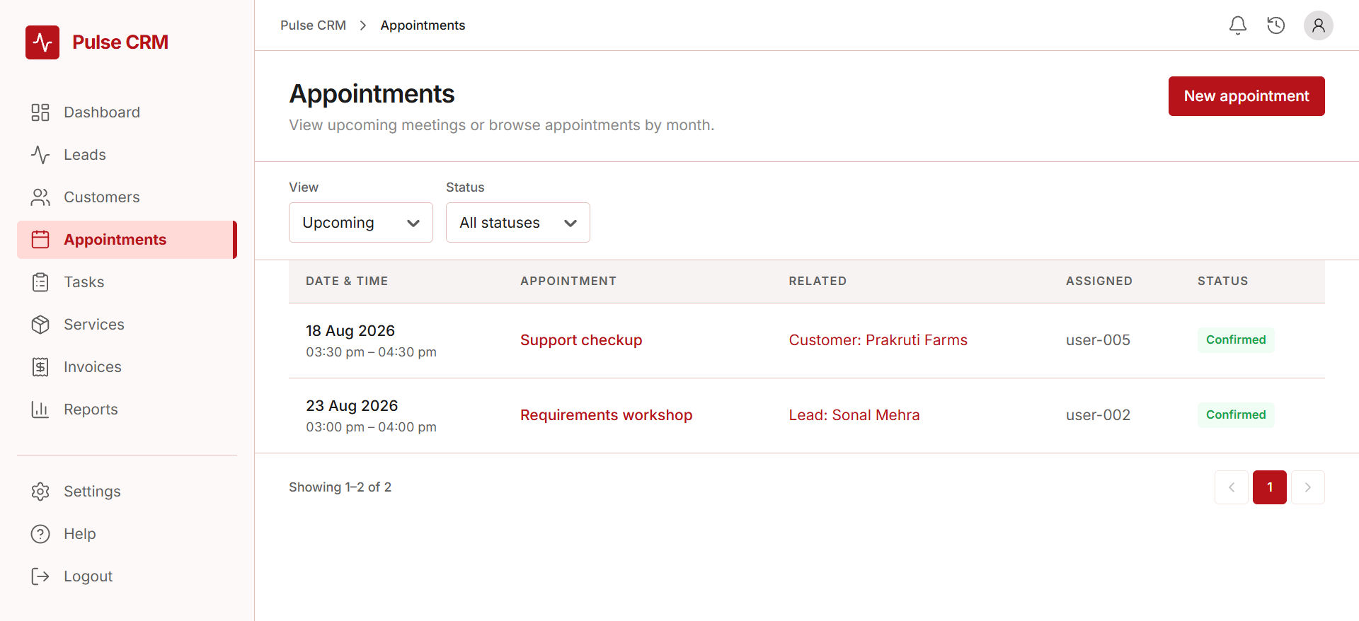 Pulse CRM artifact 4