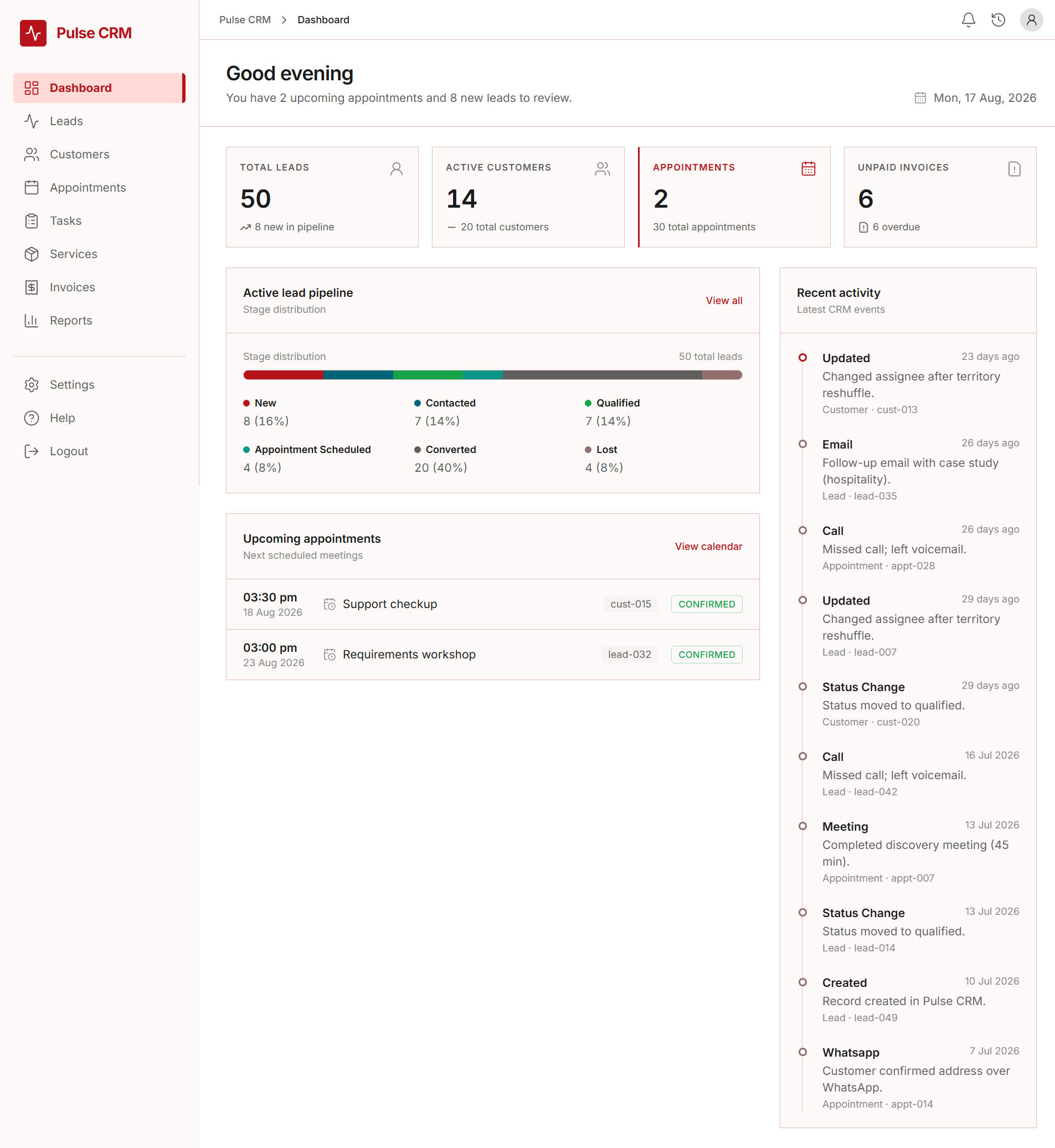 Pulse CRM artifact 1