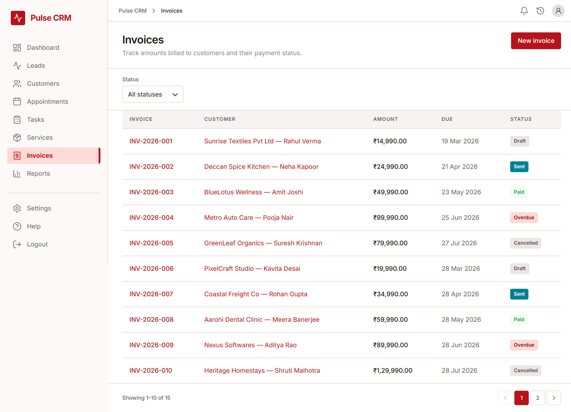 Pulse CRM artifact 6