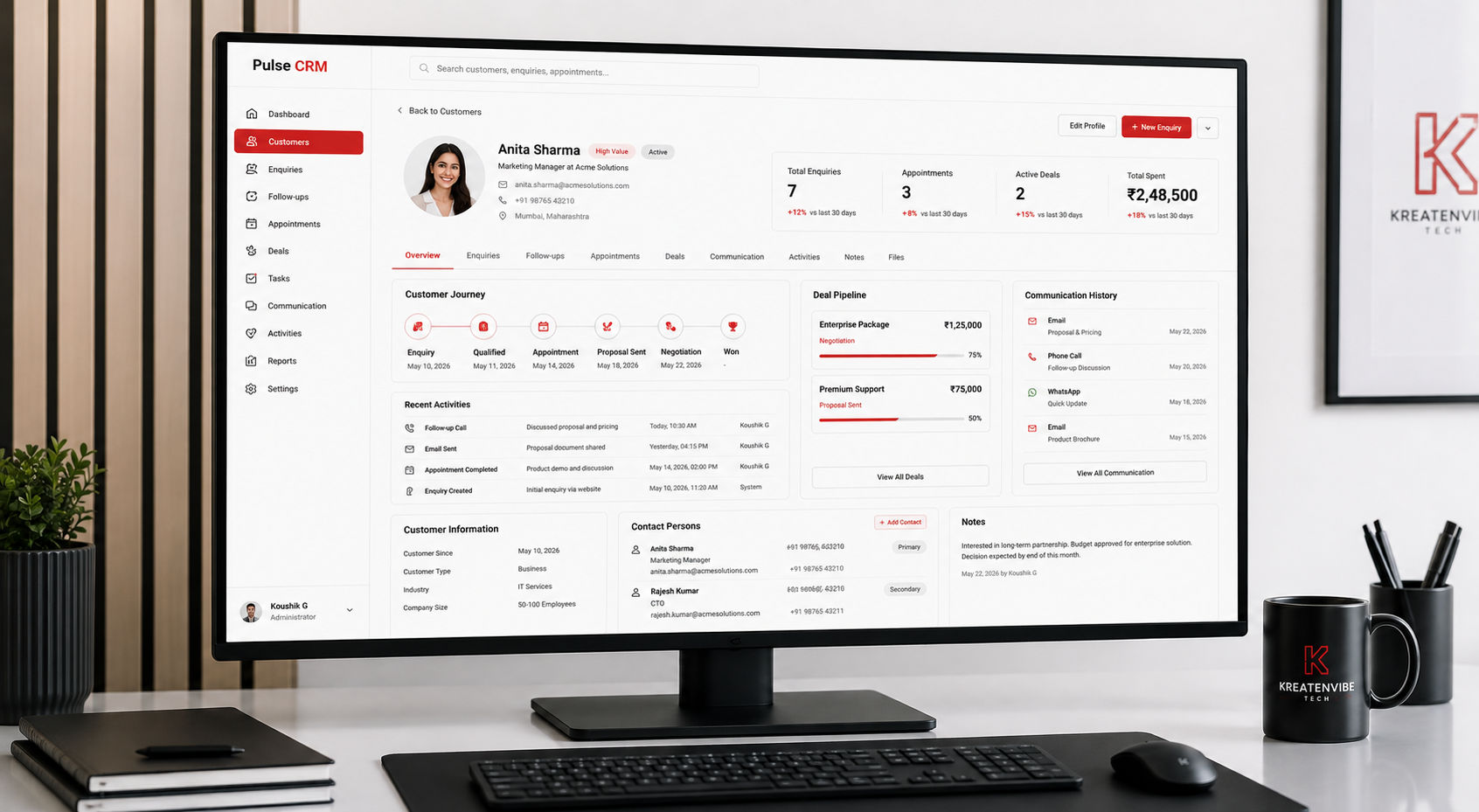 CRM Systems & Customer Portals