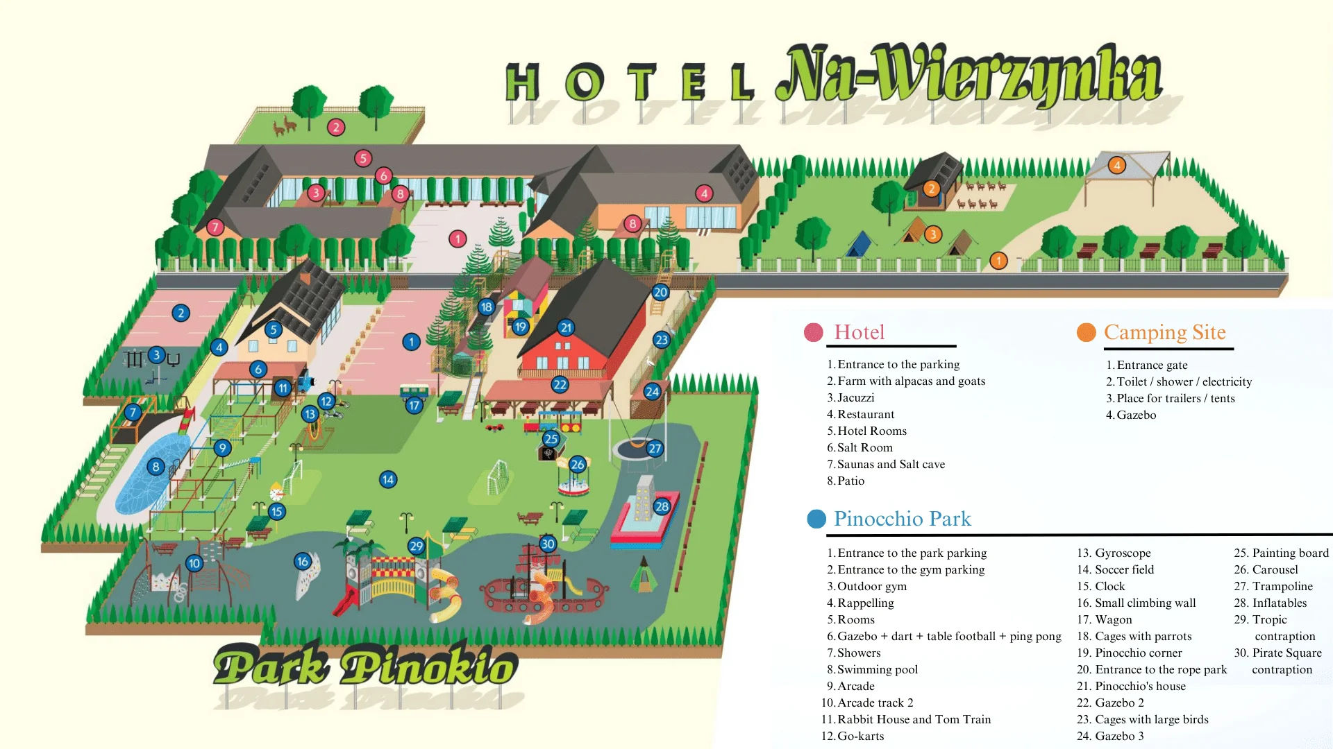 Mapa Hotelu