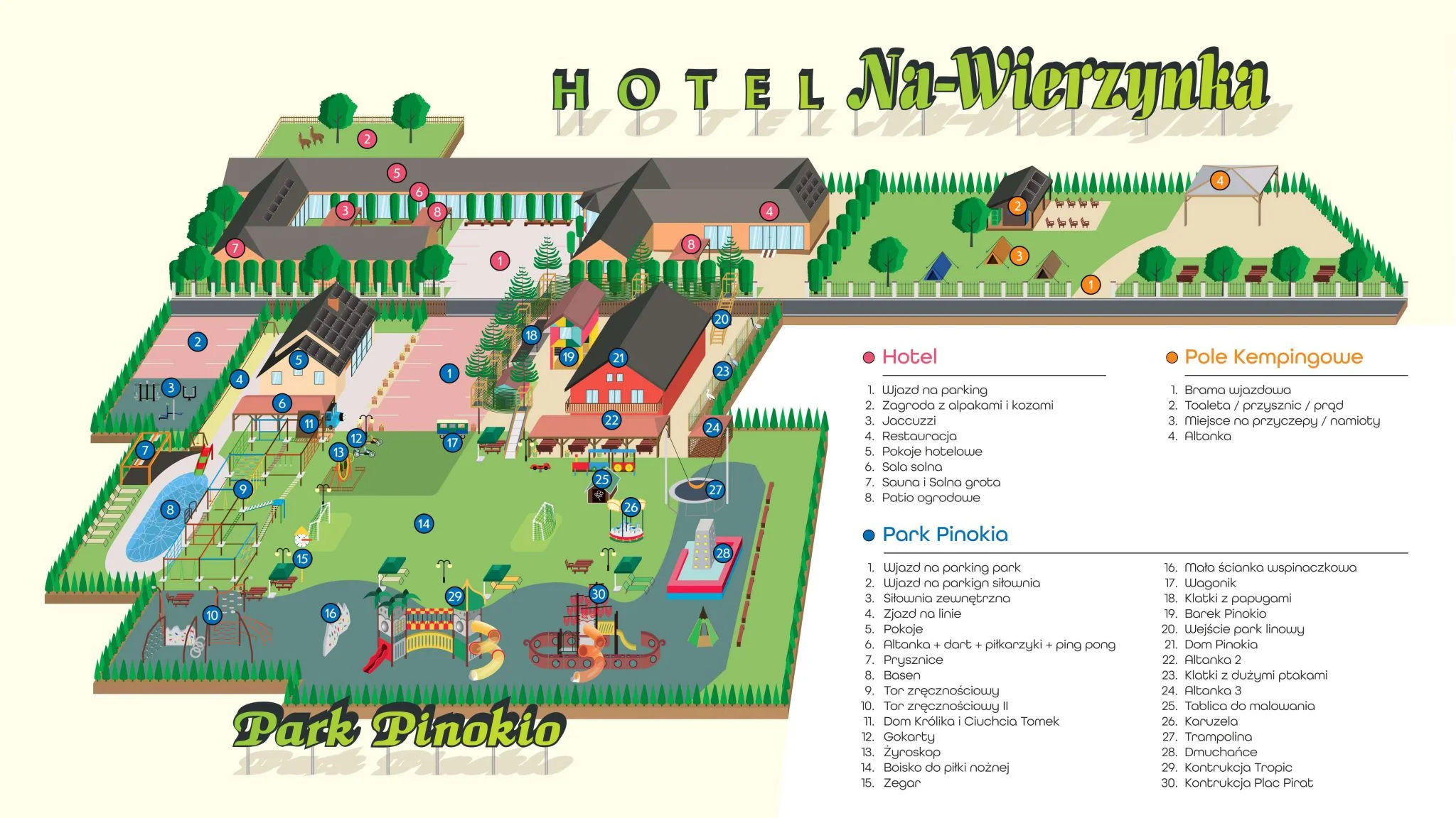 Mapa Hotelu