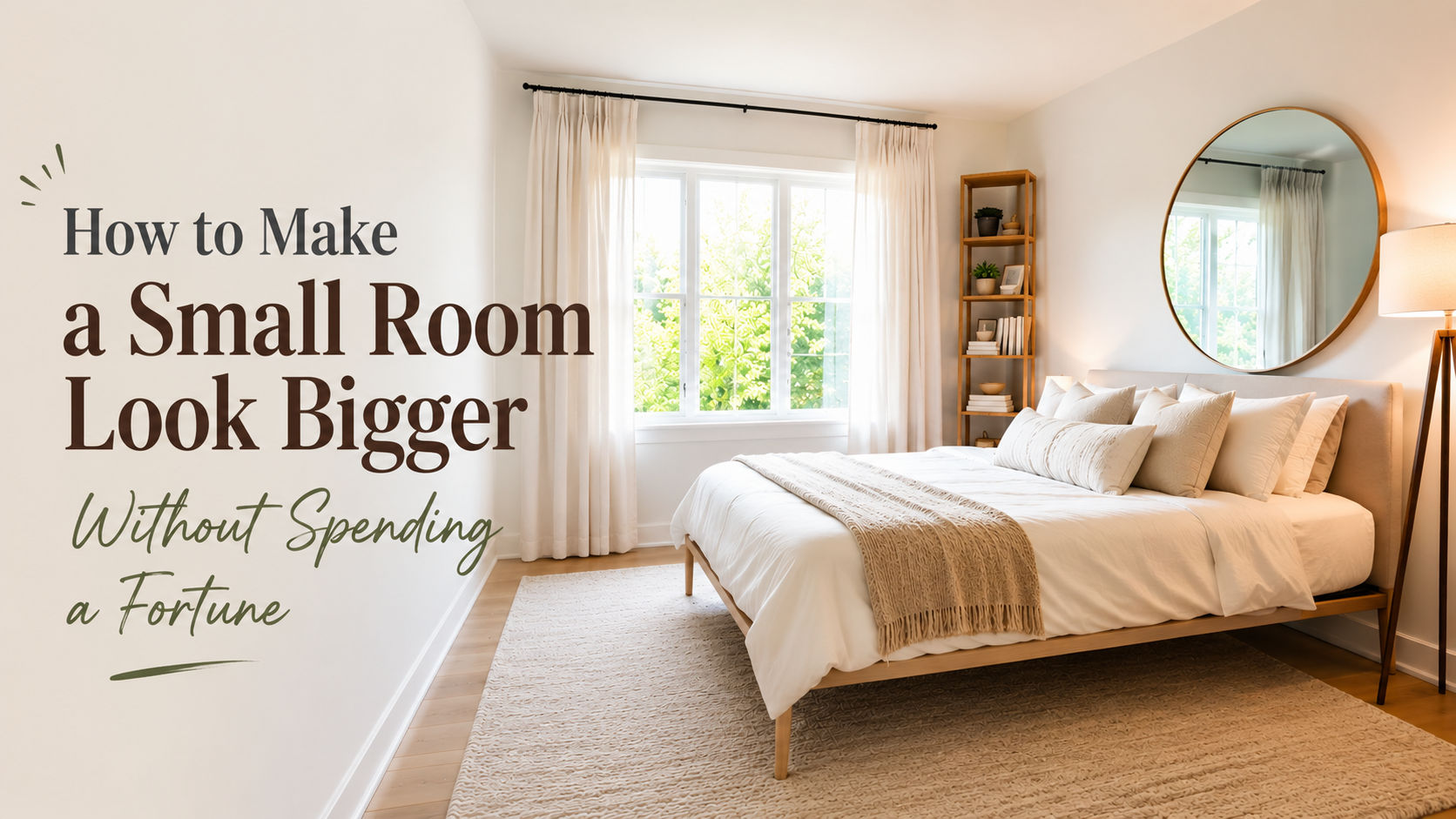 How to Make a Small Room Look Bigger Without Spending a Fortune