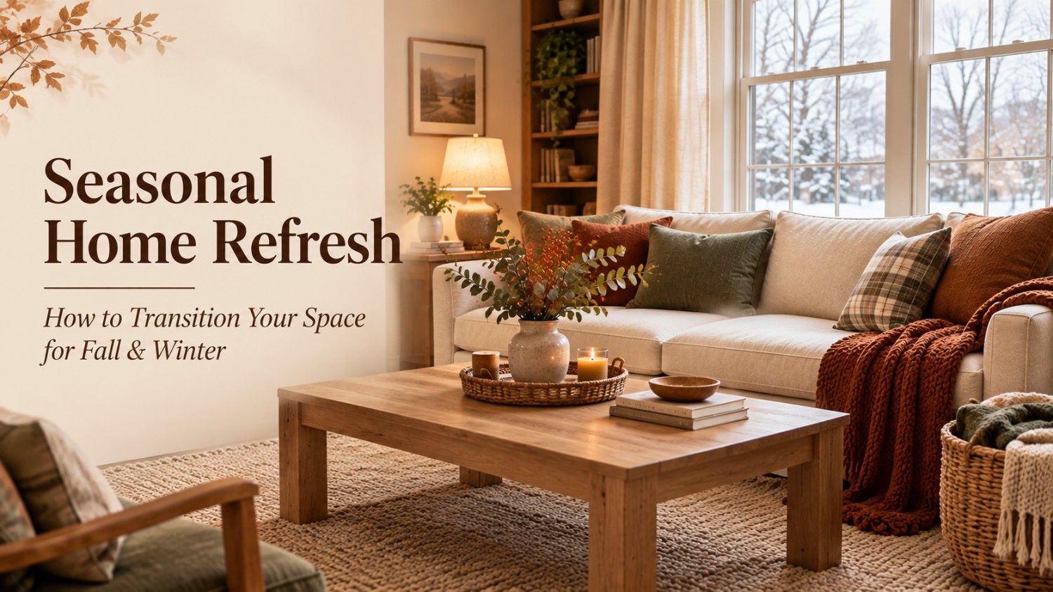 Seasonal Home Refresh: How to Transition Your Space for Fall & Winter