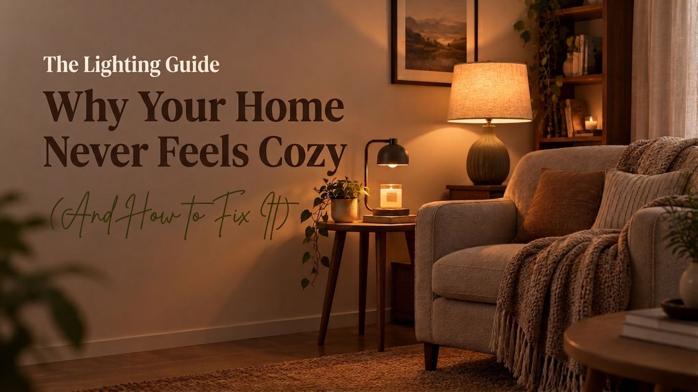 The Lighting Guide: Why Your Home Never Feels Cozy (And How to Fix It)