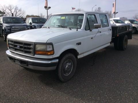 1993 Ford F 350 7.3l IDI Diesel Dually Tow Haul Flatbed Landscape Work for sale