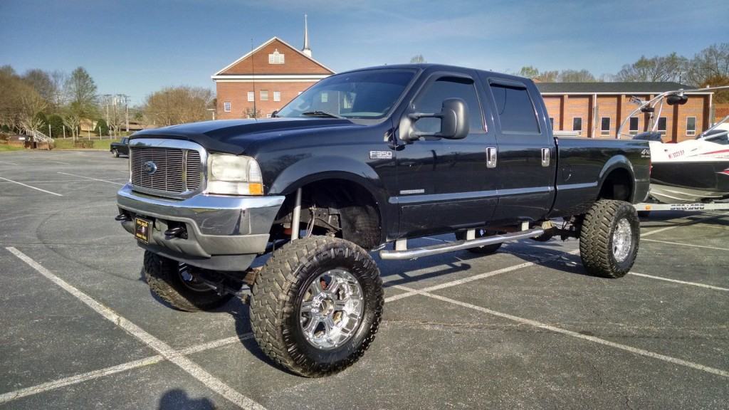 2002 Ford F350 4X4 Lariat Crew Cab 7.3L Power Stroke Diesel