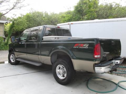 2003 Ford F250 Green 4 X 4 Turbo Diesel for sale