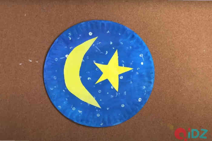 Paper Plate Moon & Star