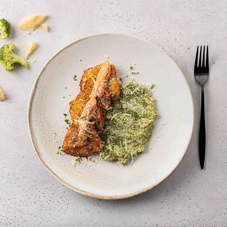 Parmesan Chicken Broccoli Mash