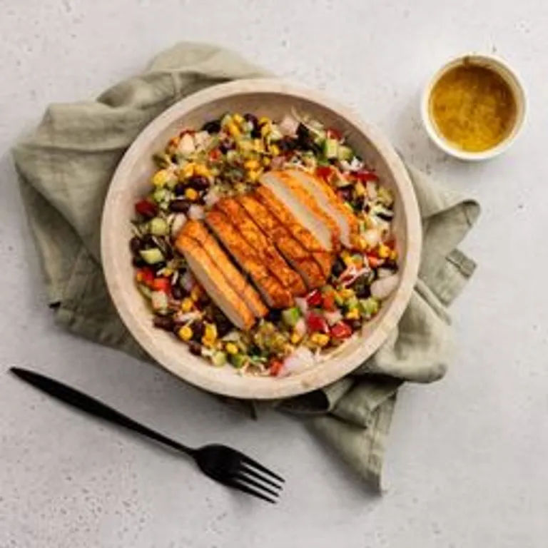 Zingy Chicken and Corn Salad High Protein
