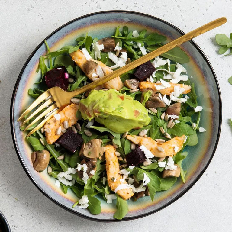 Mushroom Beets Salad