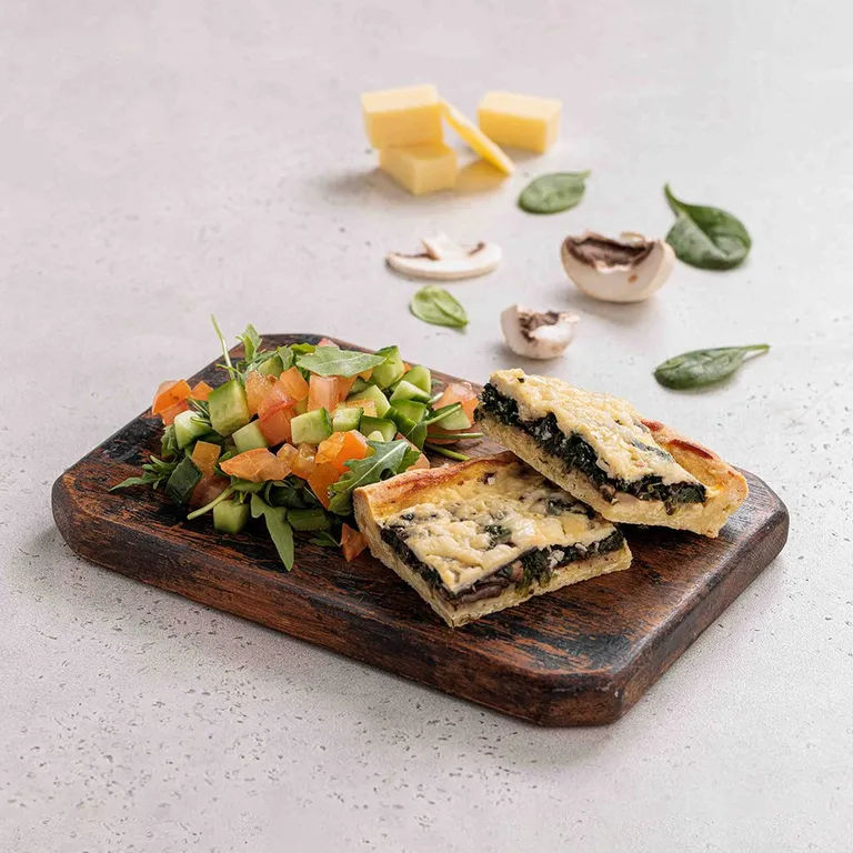 Spinach Mushroom Quiche