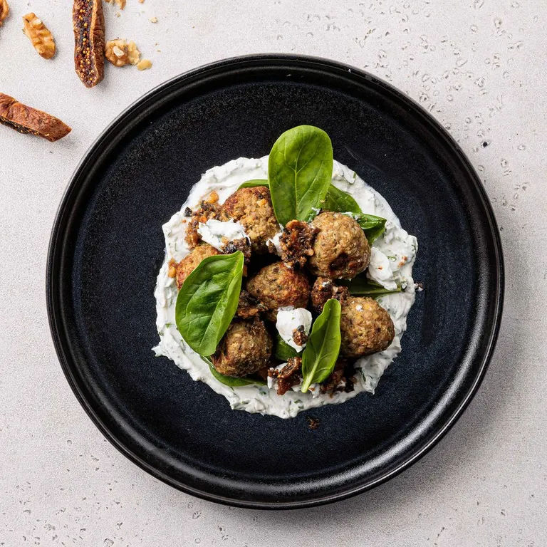 Lamb Meatball with Labneh Dip