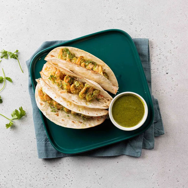 Chimichurri Shrimp Tacos