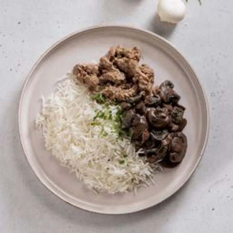 Beef and Mushroom Power Bowl