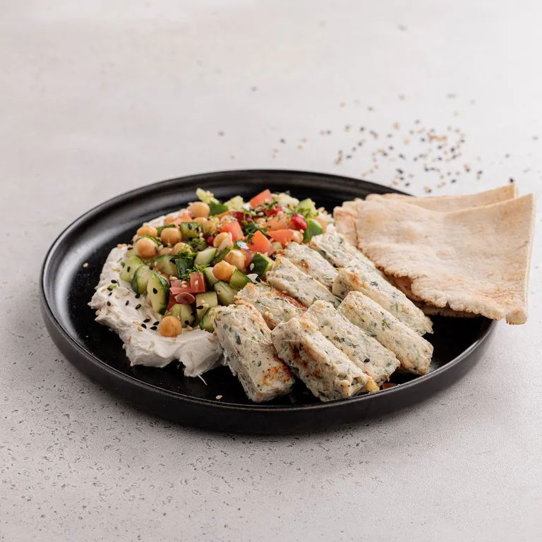Chicken Kebab Tahini Labneh