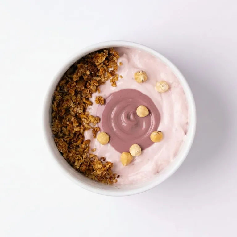 High Protein Raspberry Yoghurt