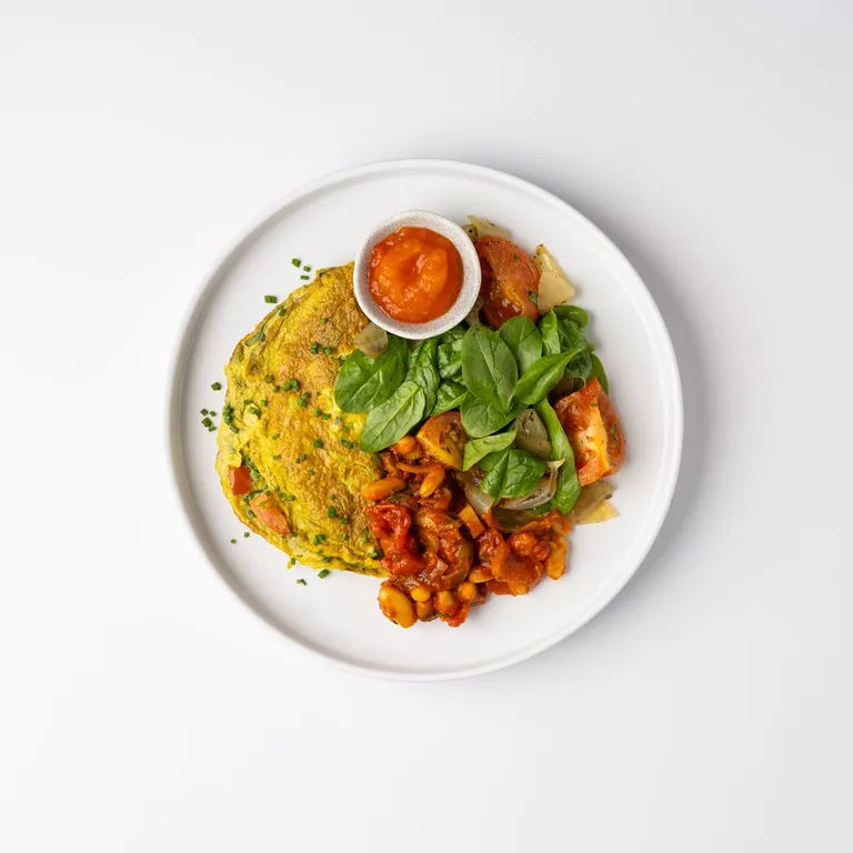 Masala Spiced Omelette
